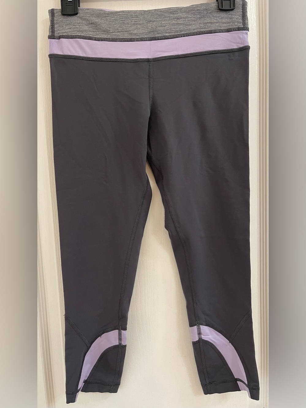 Lululemon Inspire Crop Grey Lilac